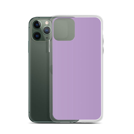 East Side Violet Purple iPhone Clear Thin Case Plain Color CREATIVETECH