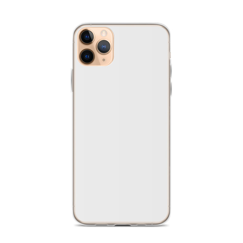 Load image into Gallery viewer, Plain Color Whisper White iPhone Case Clear Bump Resistant Flexible CREATIVETECH