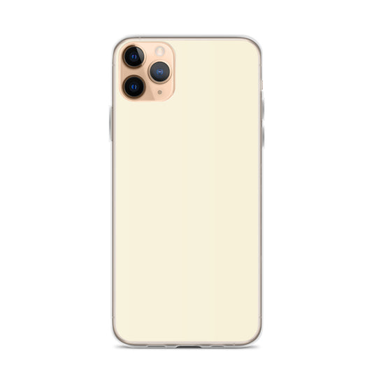 Plain Color Black iPhone Case Clear Bump Resistant Flexible CREATIVETECH
