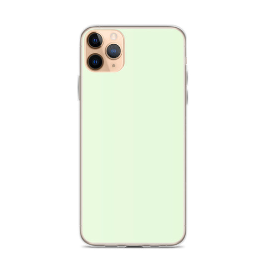 Plain Color Panache Green iPhone Case Clear Bump Resistant CREATIVETECH