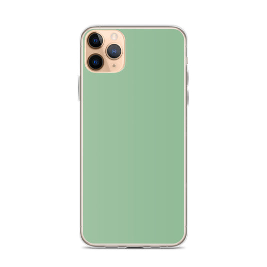 Plain Color Sea Green iPhone Case Clear Bump Resistant CREATIVETECH