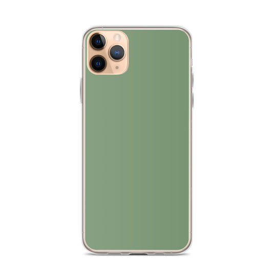 Plain Color Amulet Green iPhone Case Clear Bump Resistant CREATIVETECH