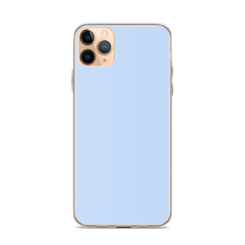 Load image into Gallery viewer, Plain Color Hawkes Blue iPhone Case Clear Bump Resistant CREATIVETECH