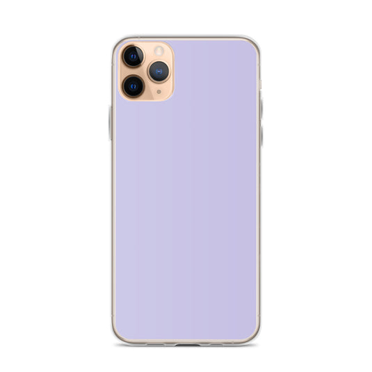 Melrose Purple Blue iPhone Clear Thin Case Plain Color CREATIVETECH