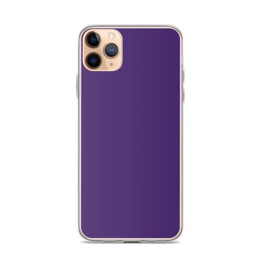 Purple iPhone Clear Thin Case Plain Color CREATIVETECH