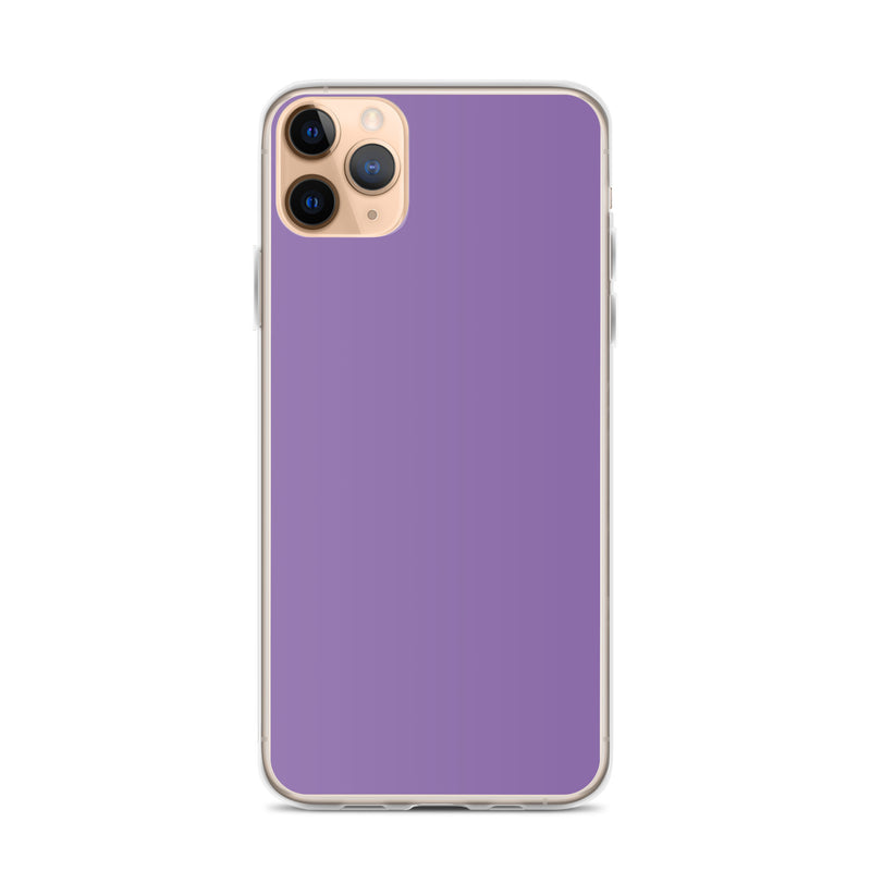 Load image into Gallery viewer, Ce Soir Violet Purple iPhone Clear Thin Case Plain Color CREATIVETECH