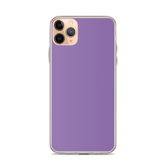 Ce Soir Violet Purple iPhone Clear Thin Case Plain Color CREATIVETECH