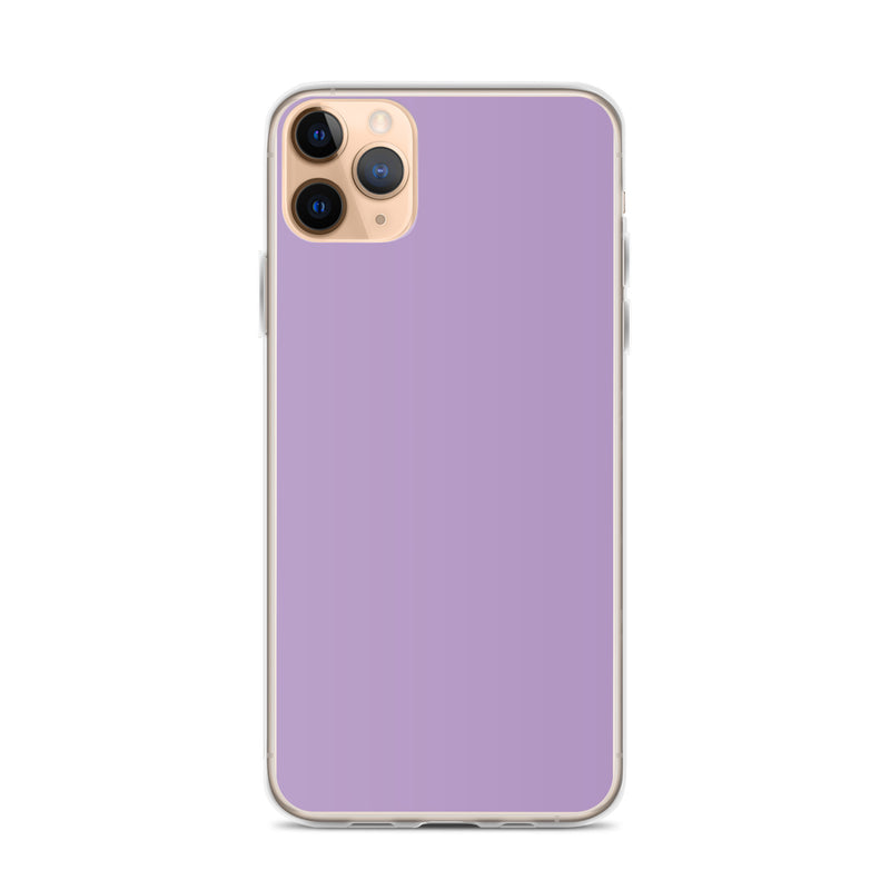 Load image into Gallery viewer, East Side Violet Purple iPhone Clear Thin Case Plain Color CREATIVETECH