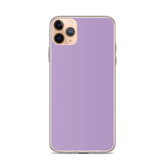 East Side Violet Purple iPhone Clear Thin Case Plain Color CREATIVETECH