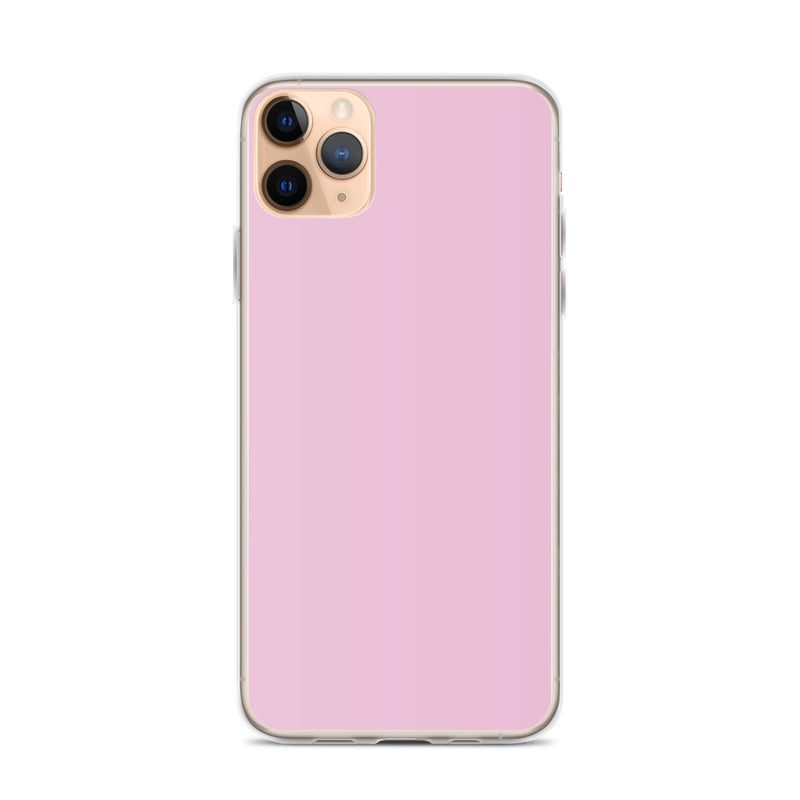 Load image into Gallery viewer, Twilight Pink iPhone Clear Thin Case Plain Color CREATIVETECH