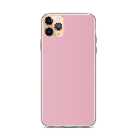 Melanie Pink iPhone Clear Thin Case Plain Color CREATIVETECH