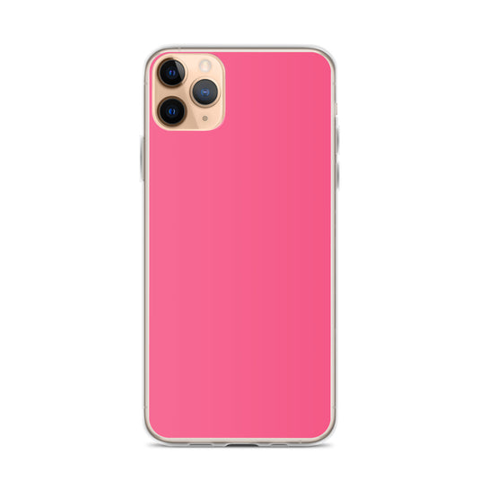 Brink Pink iPhone Clear Thin Case Plain Color CREATIVETECH