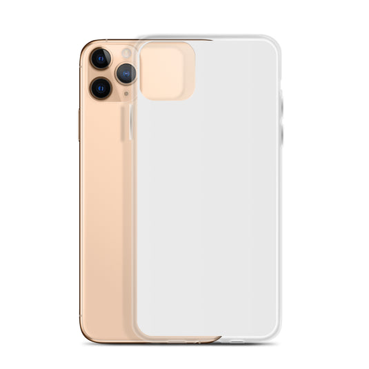 Plain Color Whisper White iPhone Case Clear Bump Resistant Flexible CREATIVETECH