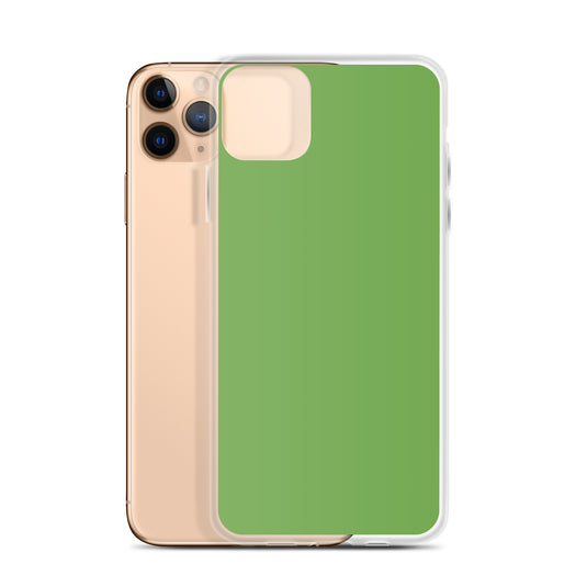 Plain Color Green iPhone Case Clear Bump Resistant CREATIVETECH