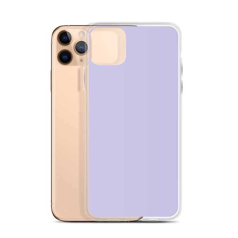 Load image into Gallery viewer, Melrose Purple Blue iPhone Clear Thin Case Plain Color CREATIVETECH