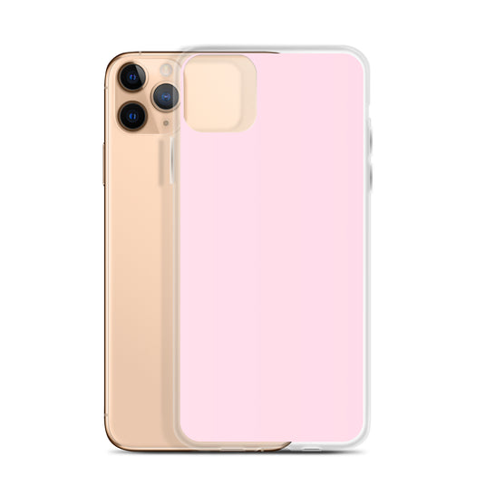 Piglet Pink iPhone Clear Thin Case Plain Color CREATIVETECH