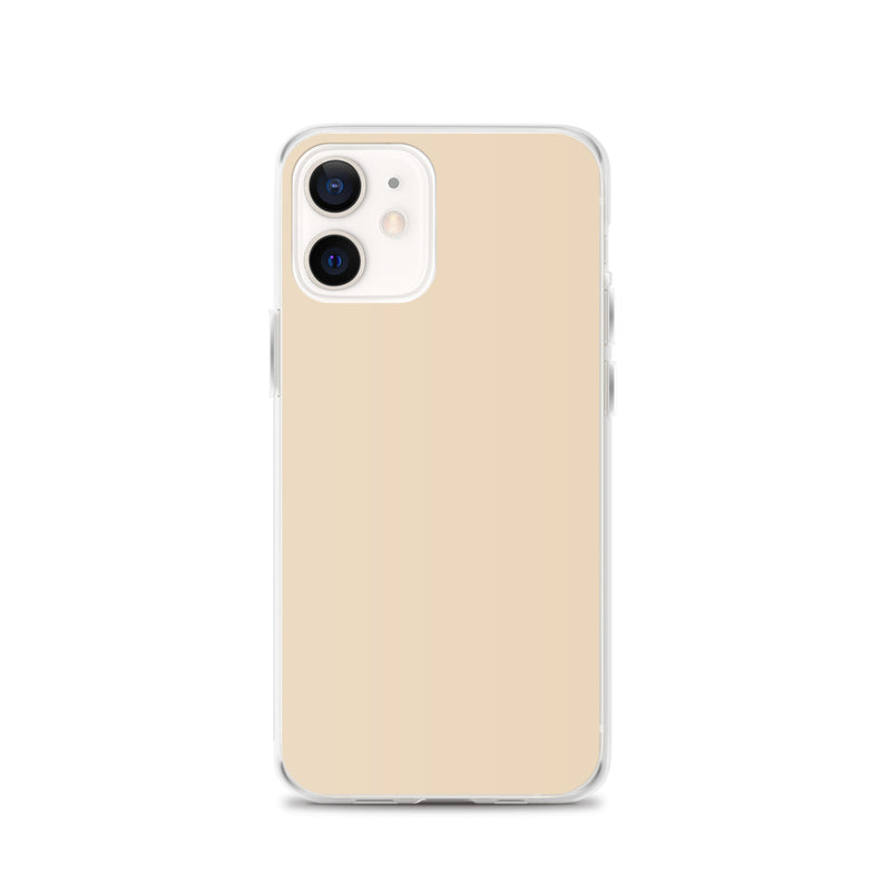 Load image into Gallery viewer, Plain Color Champagne Yellow iPhone Case Clear Bump Resistant Flexible CREATIVETECH