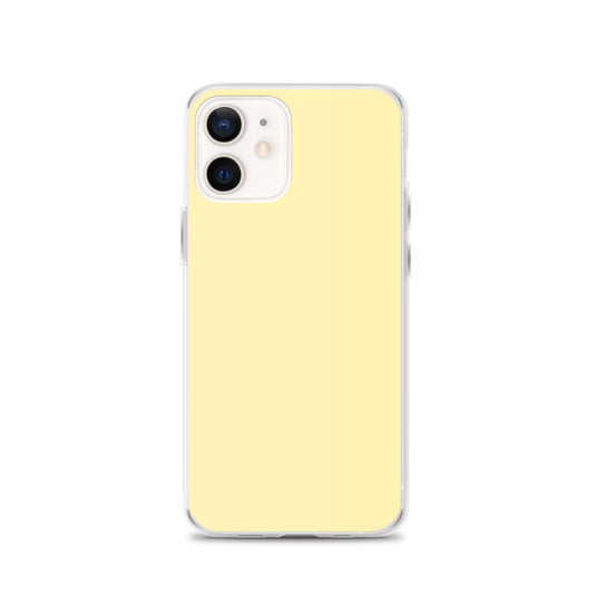 Plain Color Banana Yellow iPhone Case Clear Bump Resistant CREATIVETECH