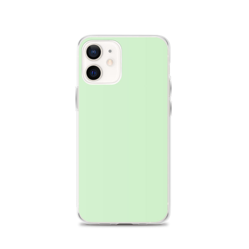 Load image into Gallery viewer, Plain Color Tara Green iPhone Case Clear Bump Resistant CREATIVETECH