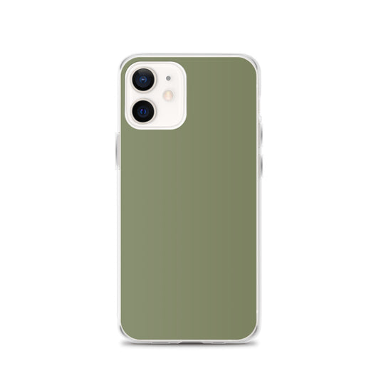 Plain Color Finch Green iPhone Case Clear Bump Resistant CREATIVETECH