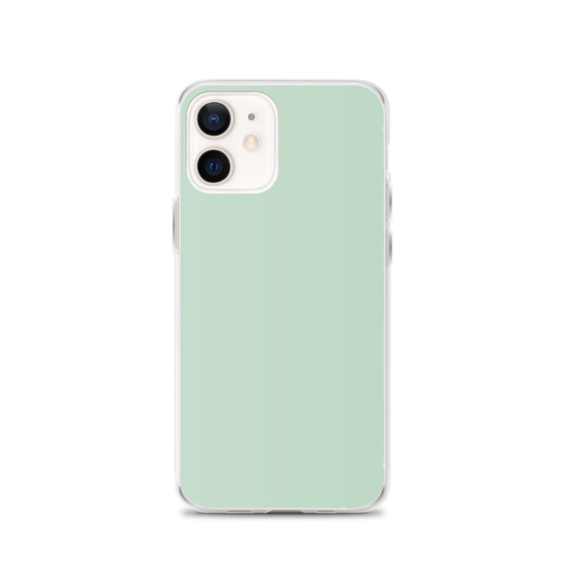 Load image into Gallery viewer, Plain Color Shallow Edgewater Blue iPhone Case Clear Bump Resistant CREATIVETECH