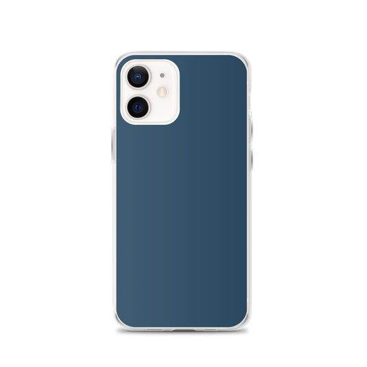 Plain Color Arapawa Blue iPhone Case Clear Bump Resistant CREATIVETECH