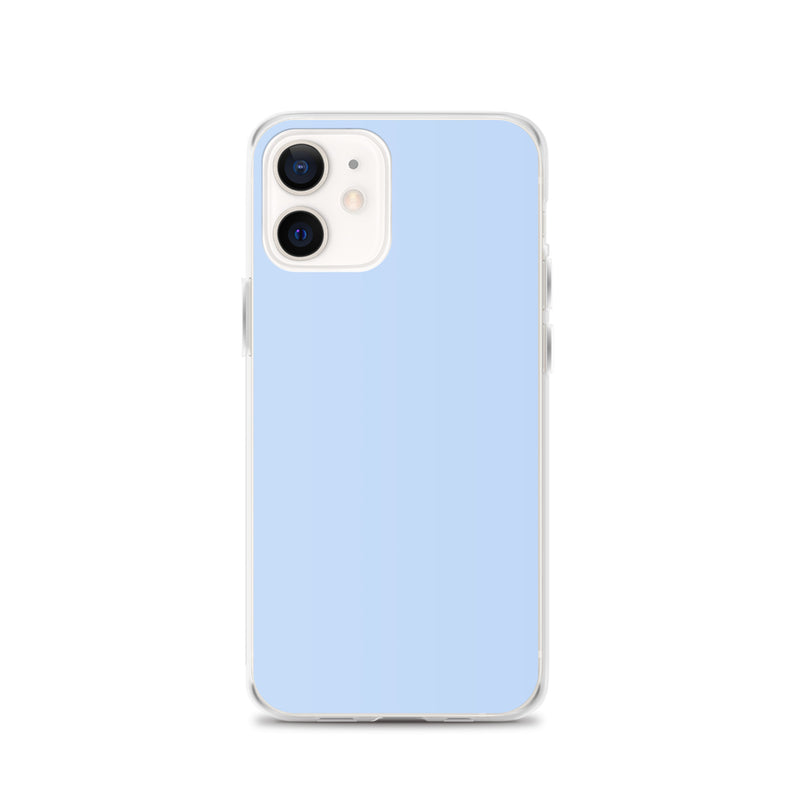 Load image into Gallery viewer, Plain Color Hawkes Blue iPhone Case Clear Bump Resistant CREATIVETECH