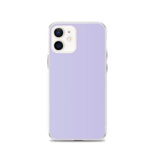 Melrose Purple Blue iPhone Clear Thin Case Plain Color CREATIVETECH