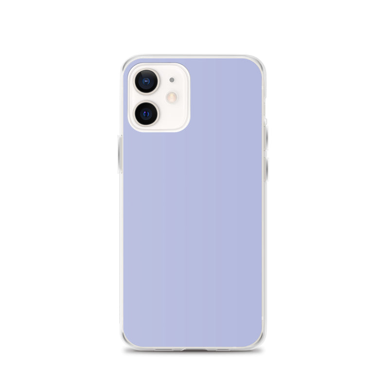 Load image into Gallery viewer, Perano Purple Violet iPhone Clear Thin Case Plain Color CREATIVETECH