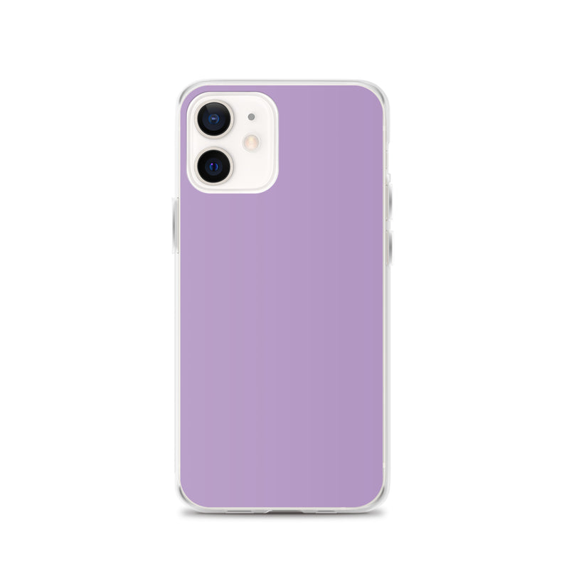 Load image into Gallery viewer, East Side Violet Purple iPhone Clear Thin Case Plain Color CREATIVETECH