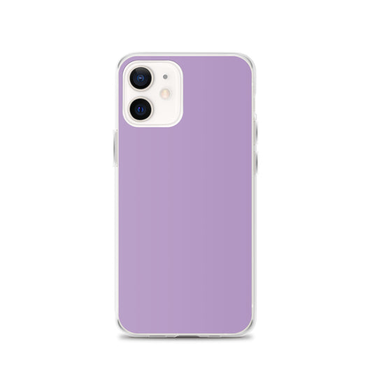East Side Violet Purple iPhone Clear Thin Case Plain Color CREATIVETECH