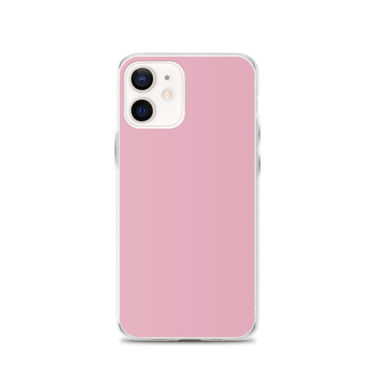 Melanie Pink iPhone Clear Thin Case Plain Color CREATIVETECH