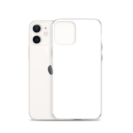 Plain Color White iPhone Case Clear Bump Resistant Flexible CREATIVETECH