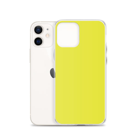 Plain Color Starship Yellow iPhone Case Clear Bump Resistant CREATIVETECH
