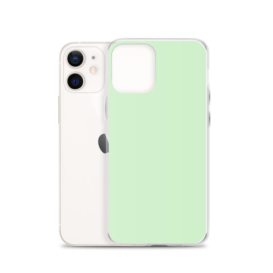Plain Color Tara Green iPhone Case Clear Bump Resistant CREATIVETECH