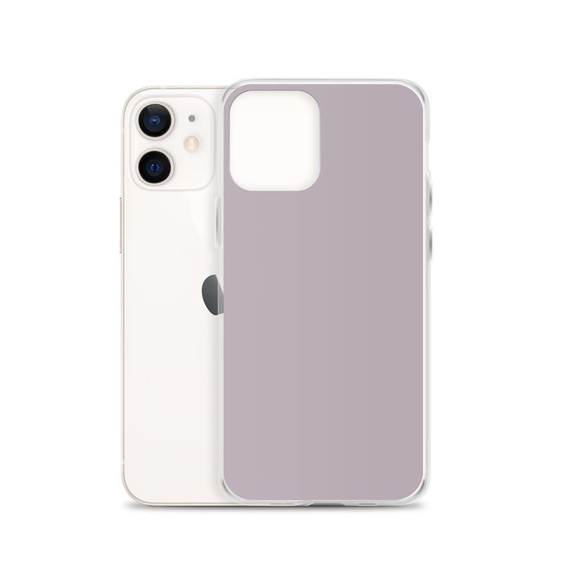 Load image into Gallery viewer, Lily Ash Pink iPhone Clear Thin Case Plain Color CREATIVETECH