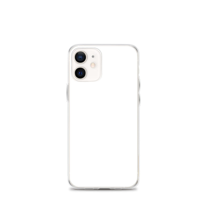 Load image into Gallery viewer, Plain Color White iPhone Case Clear Bump Resistant Flexible CREATIVETECH
