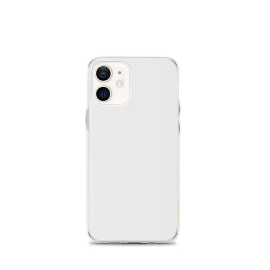 Plain Color Whisper White iPhone Case Clear Bump Resistant Flexible CREATIVETECH