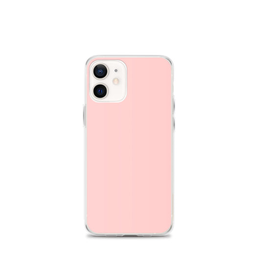 Plain Color Cosmos Pink iPhone Case Clear Bump Resistant Flexible CREATIVETECH