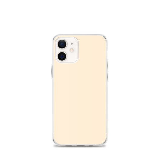 Plain Color Papaya Orange Yellow iPhone Case Clear Bump Resistant Flexible CREATIVETECH