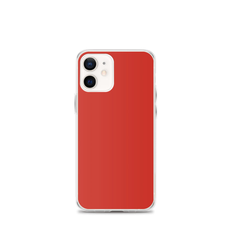 Load image into Gallery viewer, Plain Color Harley Red iPhone Case Clear Bump Resistant Flexible CREATIVETECH