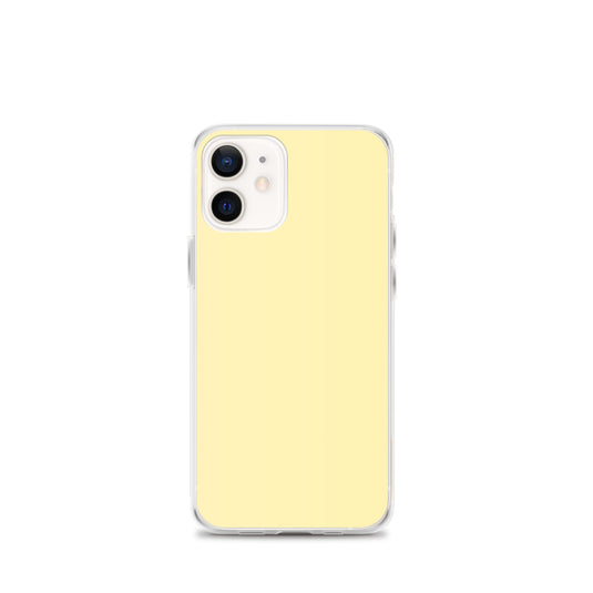 Plain Color Banana Yellow iPhone Case Clear Bump Resistant CREATIVETECH