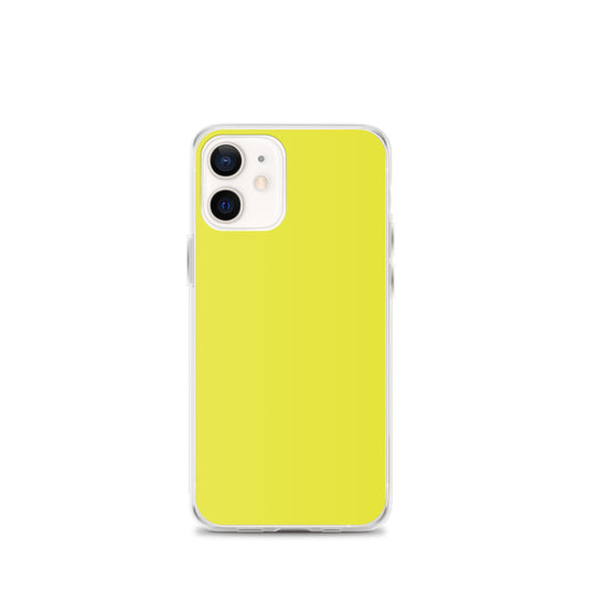 Plain Color Starship Yellow iPhone Case Clear Bump Resistant CREATIVETECH