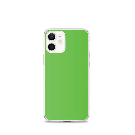 Plain Color Kelly Green iPhone Case Clear Bump Resistant CREATIVETECH