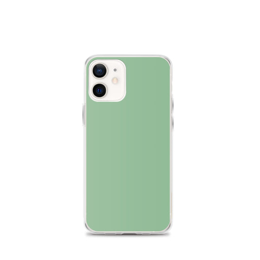 Plain Color Sea Green iPhone Case Clear Bump Resistant CREATIVETECH