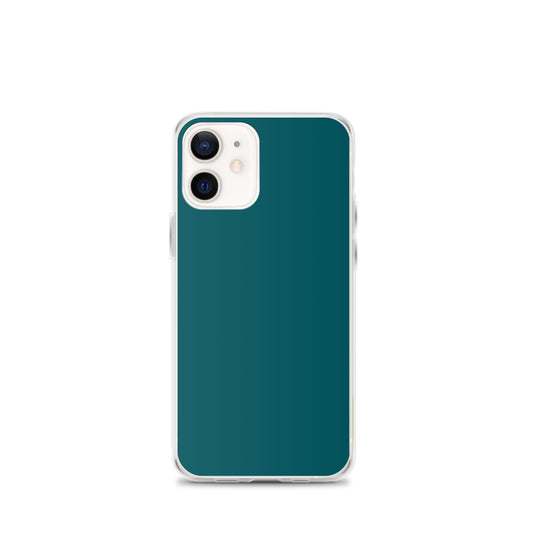 Plain Color Sherpa Blue iPhone Case Clear Bump Resistant CREATIVETECH