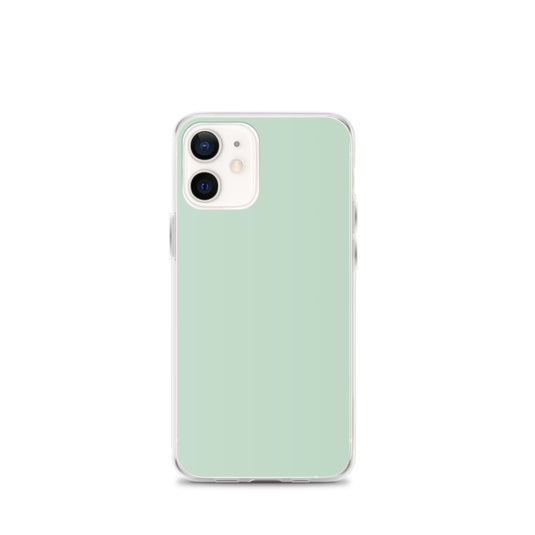 Plain Color Shallow Edgewater Blue iPhone Case Clear Bump Resistant CREATIVETECH