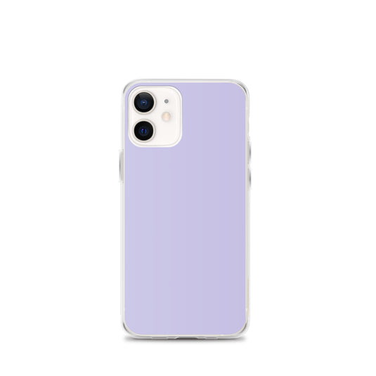 Melrose Purple Blue iPhone Clear Thin Case Plain Color CREATIVETECH