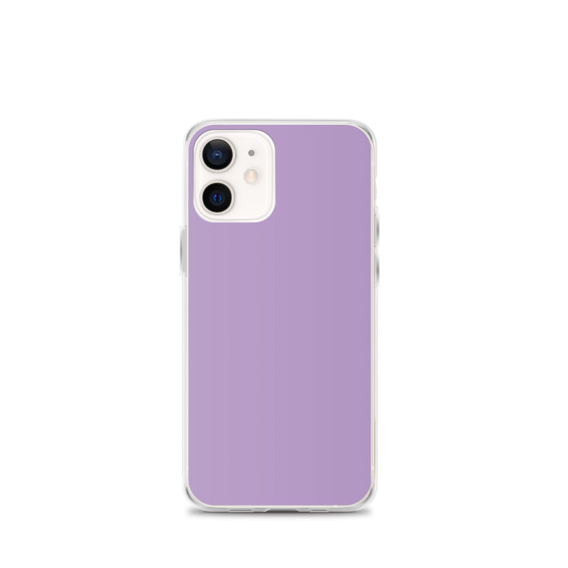 Load image into Gallery viewer, East Side Violet Purple iPhone Clear Thin Case Plain Color CREATIVETECH