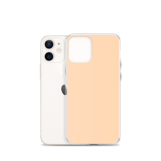 Plain Color Sandy Beach Yellow Orange iPhone Case Clear Bump Resistant Flexible CREATIVETECH